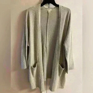 Donni‎ Anthropologie cardigan open front ribbed long line One size
